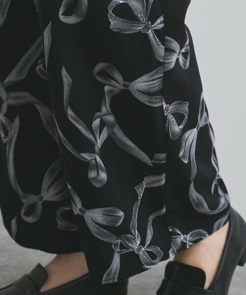 VICKY / ビッキー その他パンツ | リボンプリントリラックスパンツ≪洗濯機で洗える≫ | 詳細6
