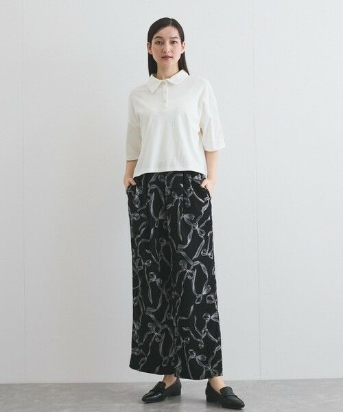VICKY / ビッキー その他パンツ | リボンプリントリラックスパンツ≪洗濯機で洗える≫ | 詳細8