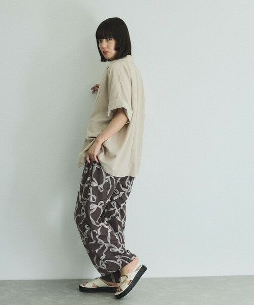 VICKY / ビッキー その他パンツ | リボンプリントリラックスパンツ≪洗濯機で洗える≫ | 詳細13