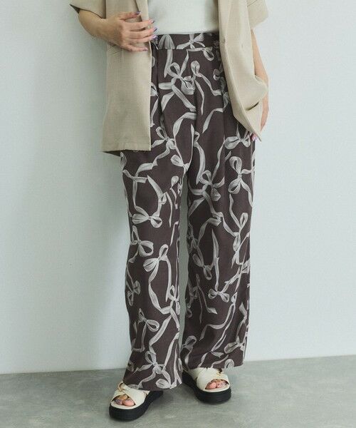 VICKY / ビッキー その他パンツ | リボンプリントリラックスパンツ≪洗濯機で洗える≫ | 詳細10