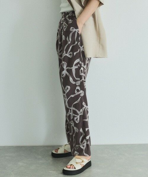 VICKY / ビッキー その他パンツ | リボンプリントリラックスパンツ≪洗濯機で洗える≫ | 詳細11