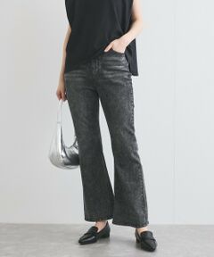 VICKY / ビッキー デニムパンツ | ケミカルデニムフレアパンツ≪洗濯機で洗える≫