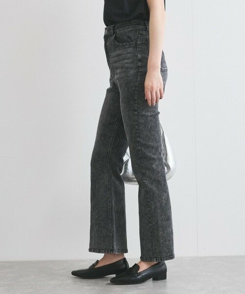 VICKY / ビッキー デニムパンツ | ケミカルデニムフレアパンツ≪洗濯機で洗える≫ | 詳細2