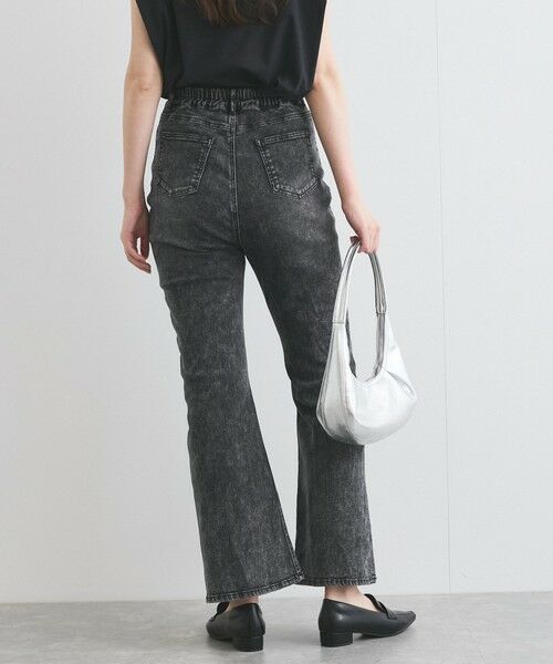 VICKY / ビッキー デニムパンツ | ケミカルデニムフレアパンツ≪洗濯機で洗える≫ | 詳細3