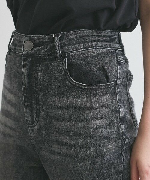 VICKY / ビッキー デニムパンツ | ケミカルデニムフレアパンツ≪洗濯機で洗える≫ | 詳細4