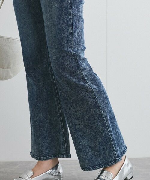 VICKY / ビッキー デニムパンツ | ケミカルデニムフレアパンツ≪洗濯機で洗える≫ | 詳細11