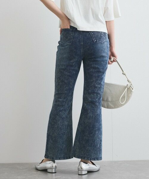 VICKY / ビッキー デニムパンツ | ケミカルデニムフレアパンツ≪洗濯機で洗える≫ | 詳細12