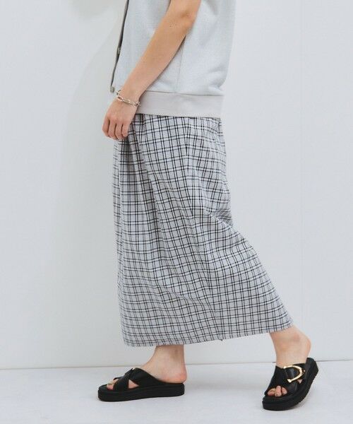 VICKY / ビッキー ミニ・ひざ丈スカート | フロントタックチェックスカート≪手洗い可能≫ | 詳細7