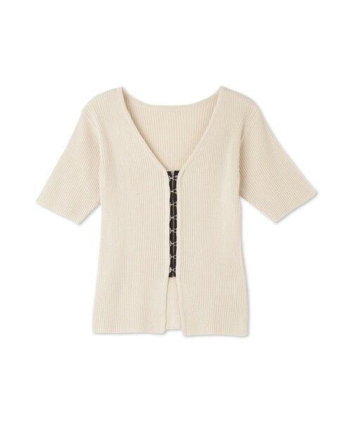 VICKY / ビッキー カーディガン・ボレロ | モチモチリブニットホックカーディガン≪手洗い可能≫ | 詳細9