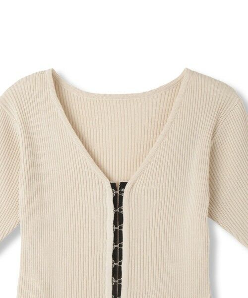 VICKY / ビッキー カーディガン・ボレロ | モチモチリブニットホックカーディガン≪手洗い可能≫ | 詳細11