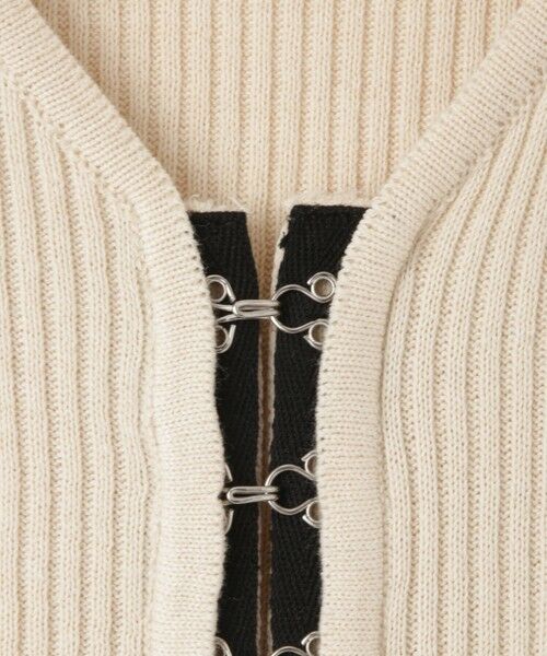 VICKY / ビッキー カーディガン・ボレロ | モチモチリブニットホックカーディガン≪手洗い可能≫ | 詳細12