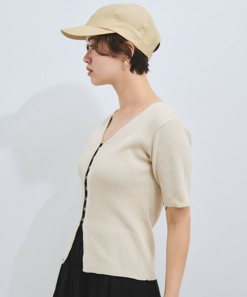 VICKY / ビッキー カーディガン・ボレロ | モチモチリブニットホックカーディガン≪手洗い可能≫ | 詳細2