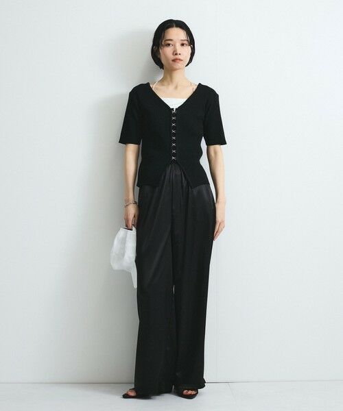 VICKY / ビッキー カーディガン・ボレロ | モチモチリブニットホックカーディガン≪手洗い可能≫ | 詳細21