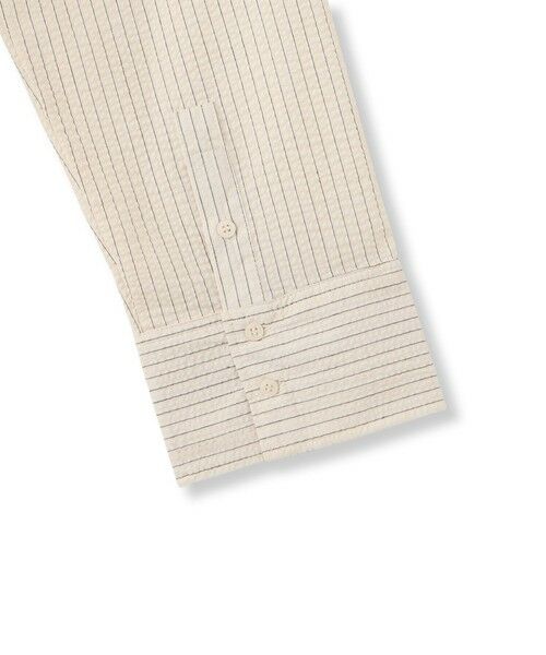 VICKY / ビッキー シャツ・ブラウス | ストライプシャーリングシャツ≪手洗い可能≫ | 詳細8