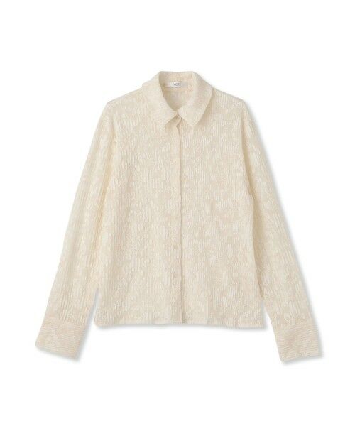 VICKY / ビッキー シャツ・ブラウス | ニットレースシャツブラウス≪手洗い可能≫ | 詳細4