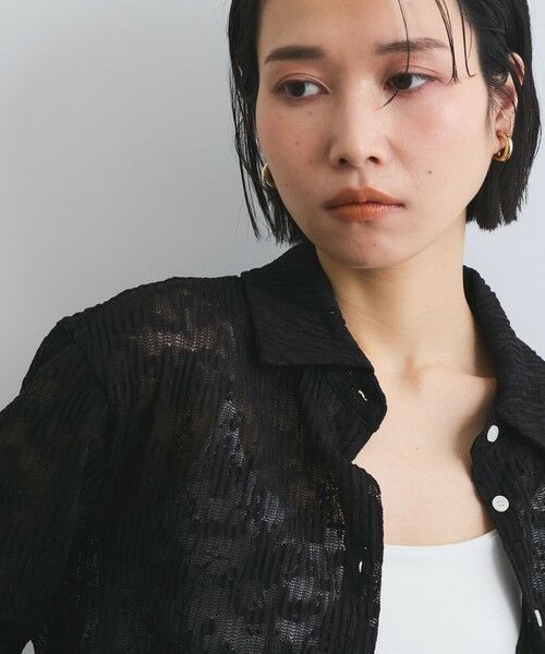 VICKY / ビッキー シャツ・ブラウス | ニットレースシャツブラウス≪手洗い可能≫ | 詳細8