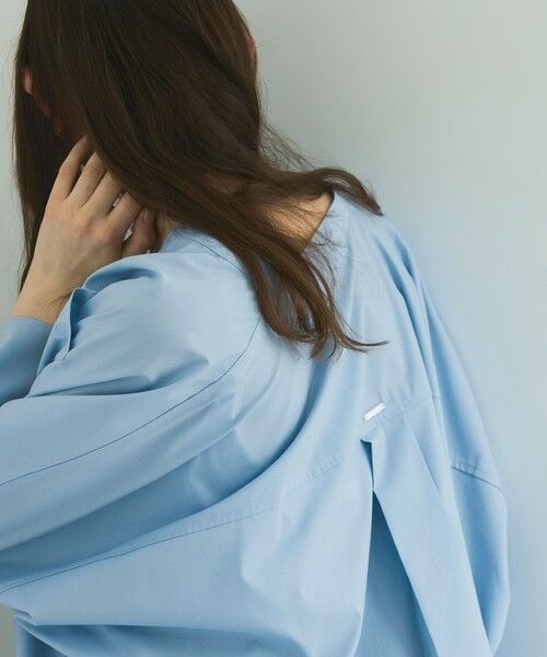 VICKY / ビッキー シャツ・ブラウス | ノーカラーダブルカフスブラウス≪洗濯機で洗える≫ | 詳細9