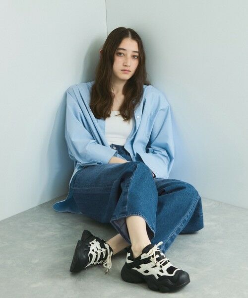 VICKY / ビッキー シャツ・ブラウス | ノーカラーダブルカフスブラウス≪洗濯機で洗える≫ | 詳細11