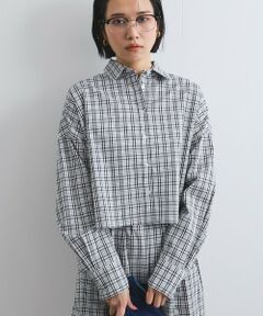 VICKY / ビッキー シャツ・ブラウス | スリットスリーブチェックシャツブラウス≪手洗い可能≫