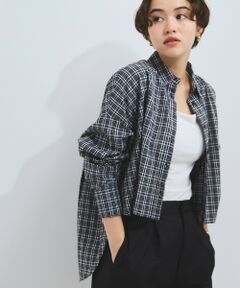 VICKY / ビッキー シャツ・ブラウス | スリットスリーブチェックシャツブラウス≪手洗い可能≫