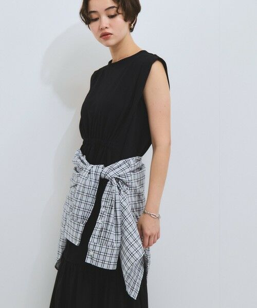 VICKY / ビッキー シャツ・ブラウス | スリットスリーブチェックシャツブラウス≪手洗い可能≫ | 詳細5