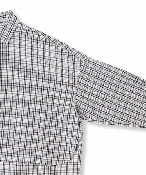 VICKY / ビッキー シャツ・ブラウス | スリットスリーブチェックシャツブラウス≪手洗い可能≫ | 詳細15