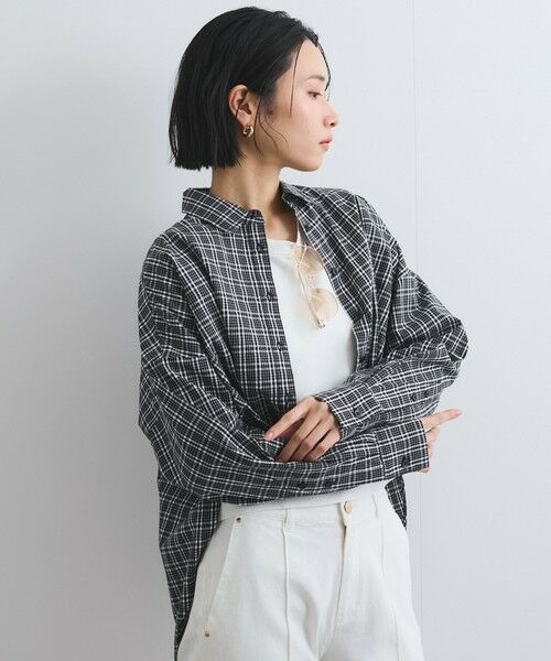 VICKY / ビッキー シャツ・ブラウス | スリットスリーブチェックシャツブラウス≪手洗い可能≫ | 詳細29