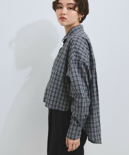 VICKY / ビッキー シャツ・ブラウス | スリットスリーブチェックシャツブラウス≪手洗い可能≫ | 詳細21