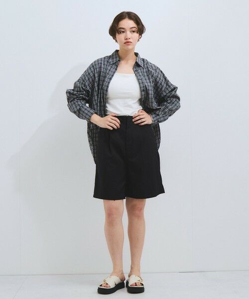 VICKY / ビッキー シャツ・ブラウス | スリットスリーブチェックシャツブラウス≪手洗い可能≫ | 詳細24
