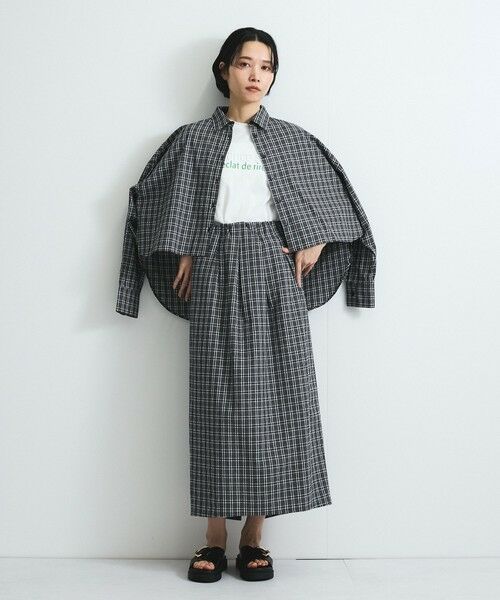 VICKY / ビッキー シャツ・ブラウス | スリットスリーブチェックシャツブラウス≪手洗い可能≫ | 詳細26
