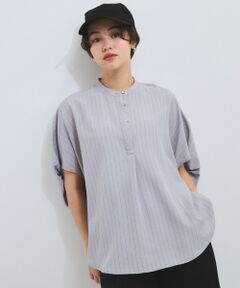 VICKY / ビッキー シャツ・ブラウス | タンブラーブッチャーブラウス≪セットアップ対応/手洗い可能≫