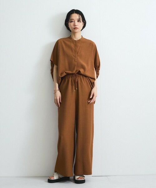 VICKY / ビッキー シャツ・ブラウス | タンブラーブッチャーブラウス≪セットアップ対応/手洗い可能≫ | 詳細5