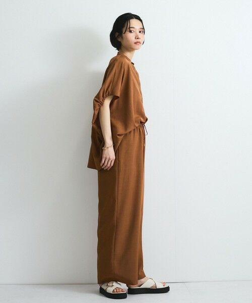 VICKY / ビッキー シャツ・ブラウス | タンブラーブッチャーブラウス≪セットアップ対応/手洗い可能≫ | 詳細6