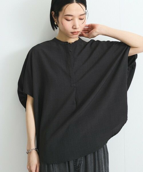 VICKY / ビッキー シャツ・ブラウス | タンブラーブッチャーブラウス≪セットアップ対応/手洗い可能≫ | 詳細10