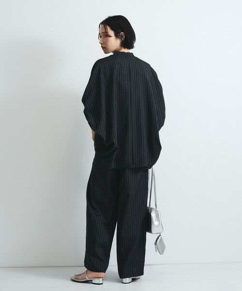 VICKY / ビッキー シャツ・ブラウス | タンブラーブッチャーブラウス≪セットアップ対応/手洗い可能≫ | 詳細12