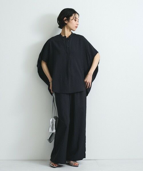 VICKY / ビッキー シャツ・ブラウス | タンブラーブッチャーブラウス≪セットアップ対応/手洗い可能≫ | 詳細13