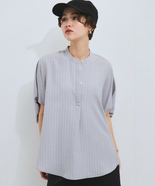 VICKY / ビッキー シャツ・ブラウス | タンブラーブッチャーブラウス≪セットアップ対応/手洗い可能≫ | 詳細23