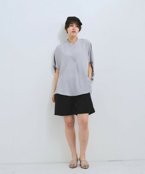 VICKY / ビッキー シャツ・ブラウス | タンブラーブッチャーブラウス≪セットアップ対応/手洗い可能≫ | 詳細24