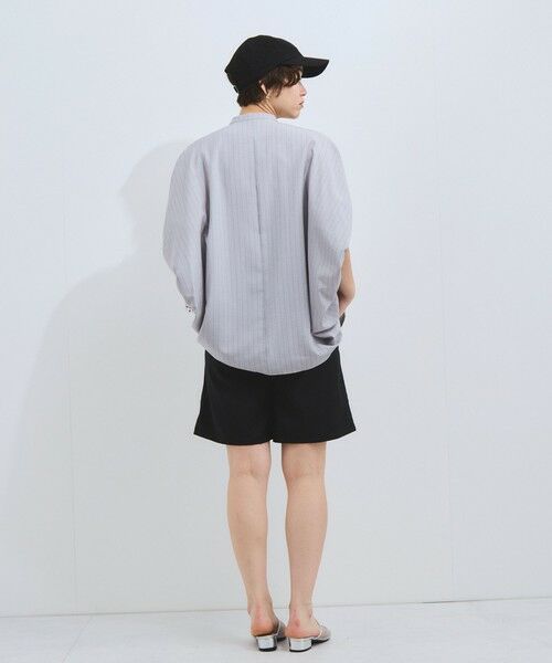 VICKY / ビッキー シャツ・ブラウス | タンブラーブッチャーブラウス≪セットアップ対応/手洗い可能≫ | 詳細25