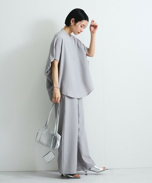 VICKY / ビッキー シャツ・ブラウス | タンブラーブッチャーブラウス≪セットアップ対応/手洗い可能≫ | 詳細26