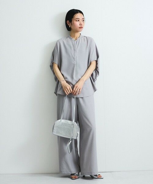 VICKY / ビッキー シャツ・ブラウス | タンブラーブッチャーブラウス≪セットアップ対応/手洗い可能≫ | 詳細27