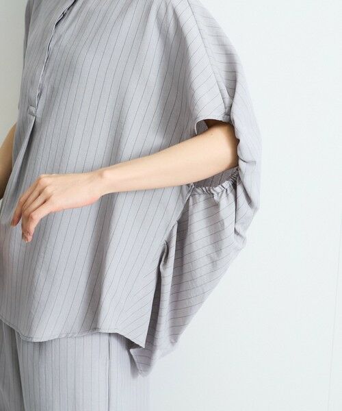 VICKY / ビッキー シャツ・ブラウス | タンブラーブッチャーブラウス≪セットアップ対応/手洗い可能≫ | 詳細19