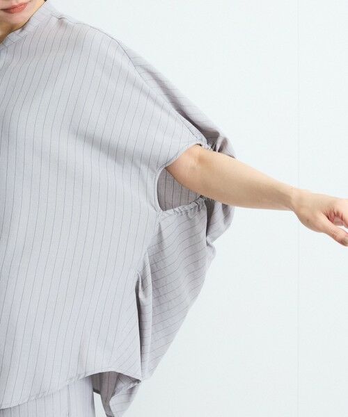 VICKY / ビッキー シャツ・ブラウス | タンブラーブッチャーブラウス≪セットアップ対応/手洗い可能≫ | 詳細20