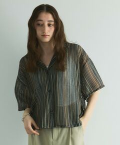 VICKY / ビッキー シャツ・ブラウス | グラデーションストライプシャツ≪手洗い可能≫