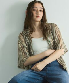 VICKY / ビッキー シャツ・ブラウス | グラデーションストライプシャツ≪手洗い可能≫