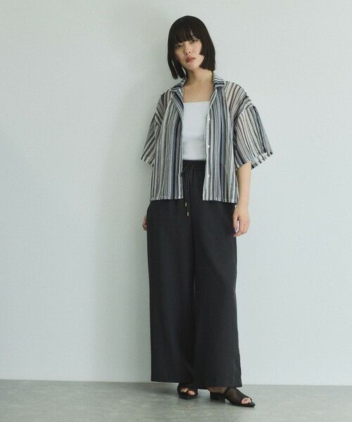 VICKY / ビッキー シャツ・ブラウス | グラデーションストライプシャツ≪手洗い可能≫ | 詳細3