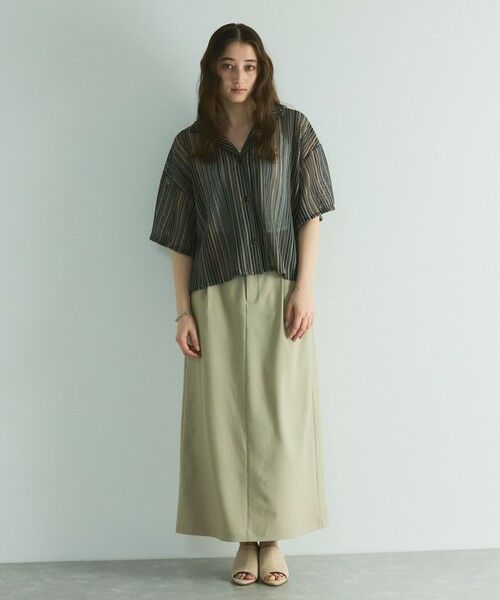 VICKY / ビッキー シャツ・ブラウス | グラデーションストライプシャツ≪手洗い可能≫ | 詳細6