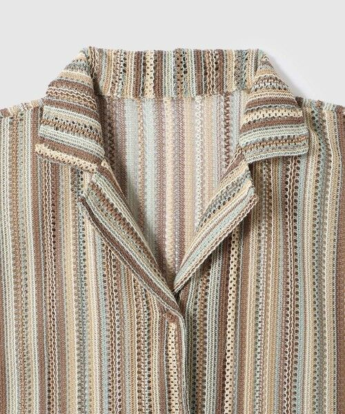 VICKY / ビッキー シャツ・ブラウス | グラデーションストライプシャツ≪手洗い可能≫ | 詳細14