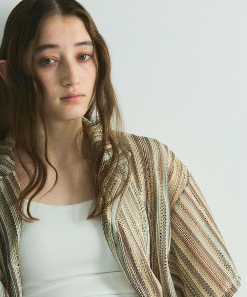 VICKY / ビッキー シャツ・ブラウス | グラデーションストライプシャツ≪手洗い可能≫ | 詳細8