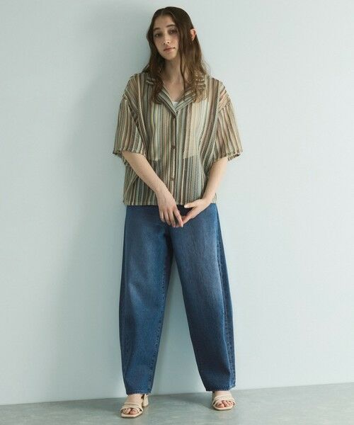 VICKY / ビッキー シャツ・ブラウス | グラデーションストライプシャツ≪手洗い可能≫ | 詳細11